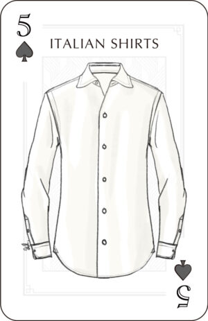 白シャツ_イタリアンシャツ