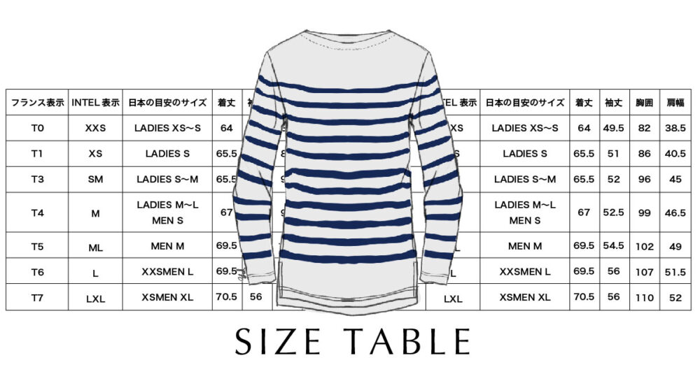 セントジェームズ T4 Mサイズ  今年は「T4」オーバーサイズのセントジェームス | LEE