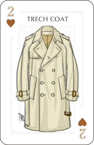 2♡トレンチコートベージュ