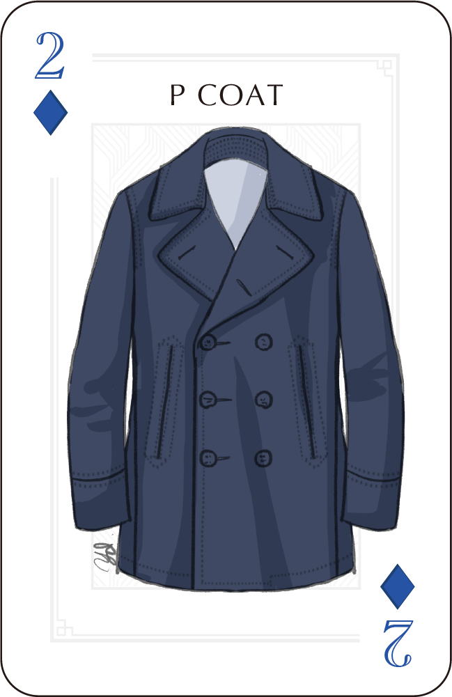 2♦︎ネイビーPコート