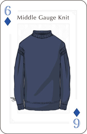 6♦ミドルゲージニット