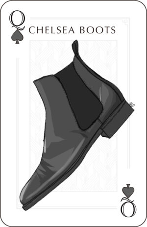 Q♠︎サイドゴア黒