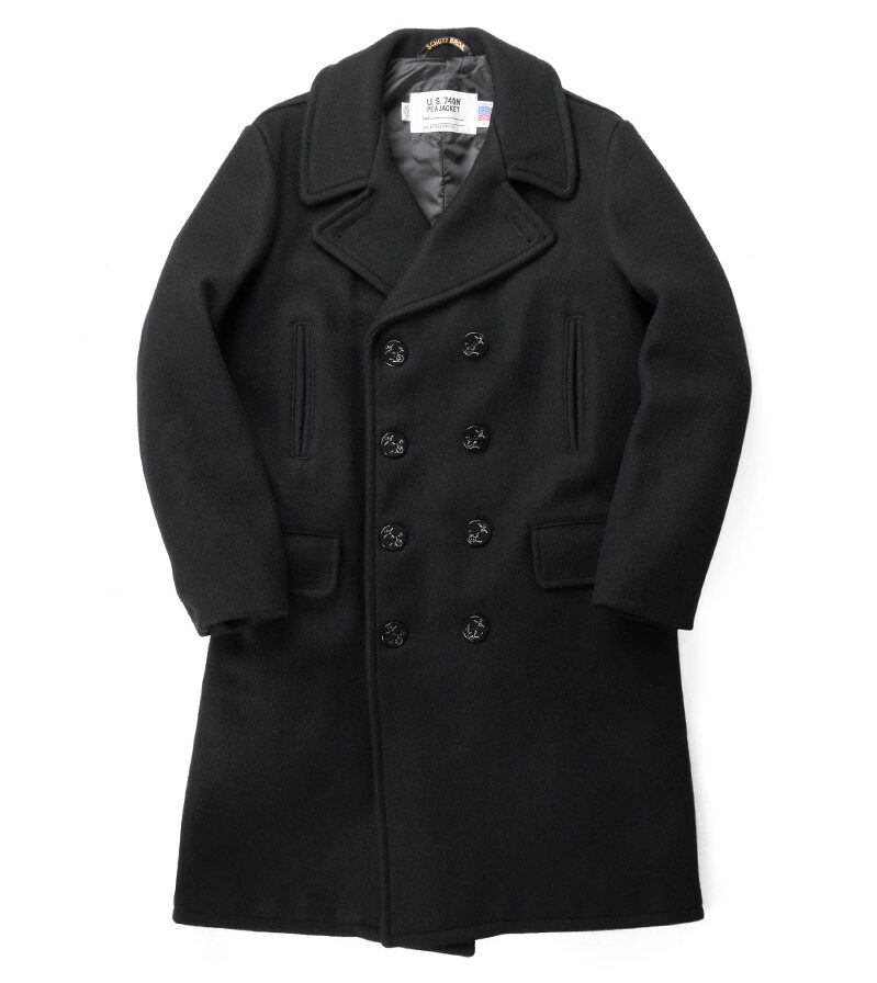 Schott ショット 714US ロングメルトンピーコート