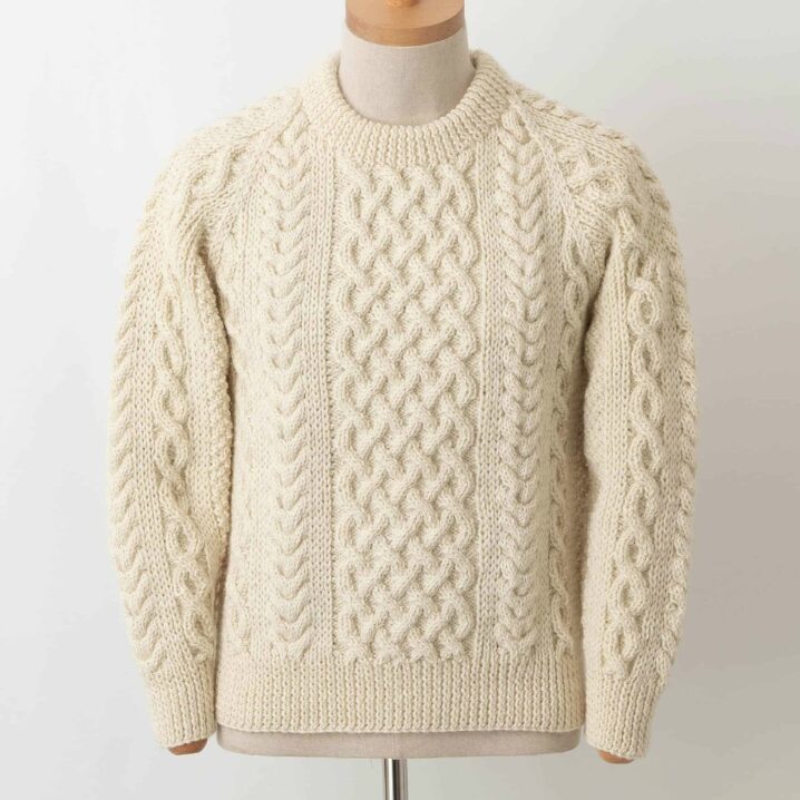 インバーアラン INVERALLAN クルーネック長袖ニット