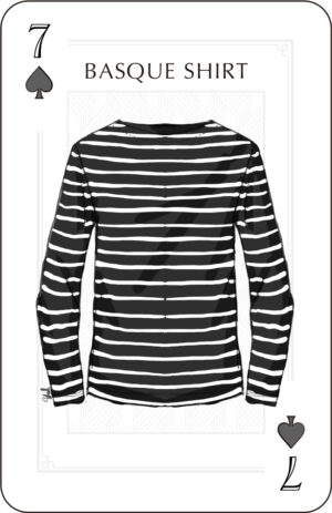 MINIMAL_バスクシャツ