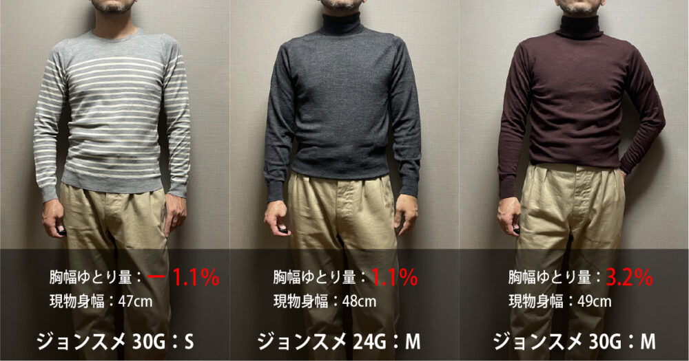 タートルニット着用画像1