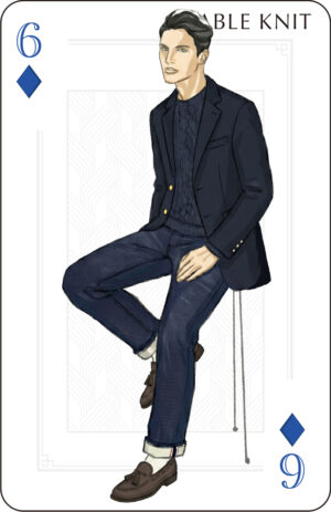 ケーブルニットルックスカード2