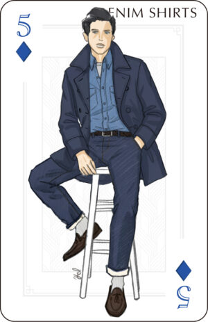 デニムシャツルックスカード1