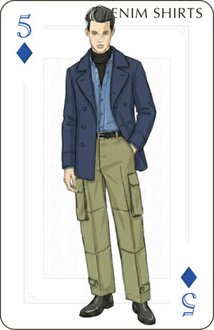 デニムシャツルックスカード5