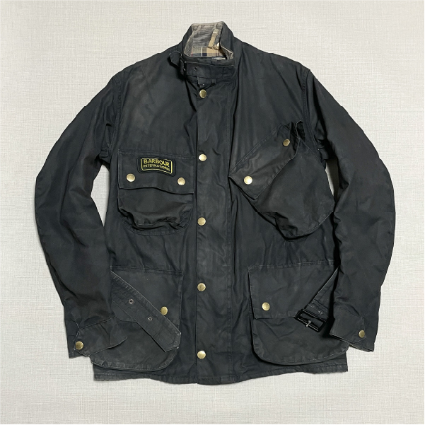 バブアーつけ置き洗濯後前1