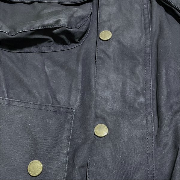 バブアーつけ置き洗濯後前立て3