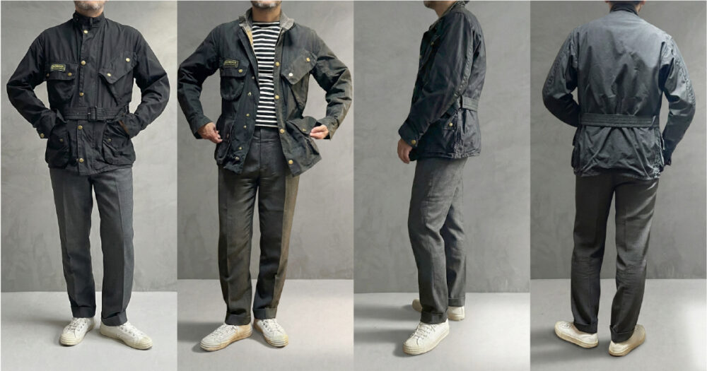 バブアーインターナショナル着用