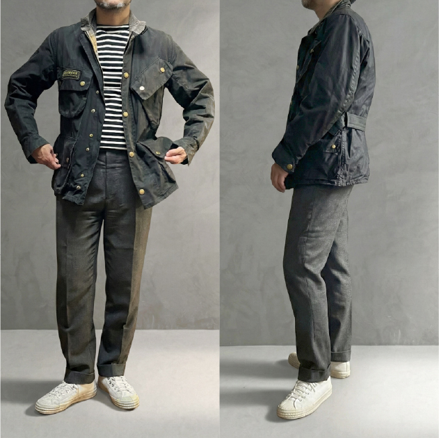 バブアーインターナショナル着用2