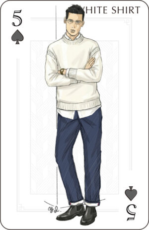 白シャツルックスカード6