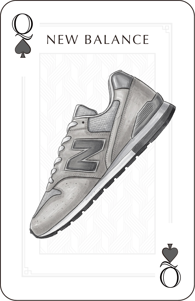 Q♠︎ニューバランスグレー